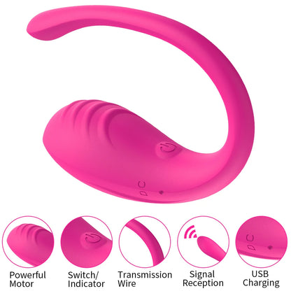 9-Speed APP-Controlled Vibrating Egg – Wearable Stimulator for Women