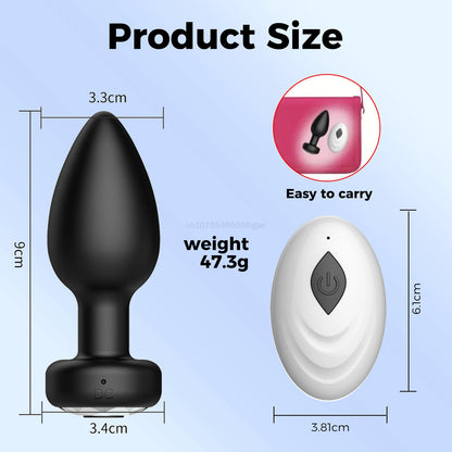 Ultimate Remote Vibrating Butt Plug